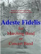 Adeste Fidelis Marching Band sheet music cover